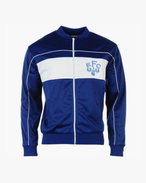 Score Draw Retro Everton 1982 Track Jacket Mens